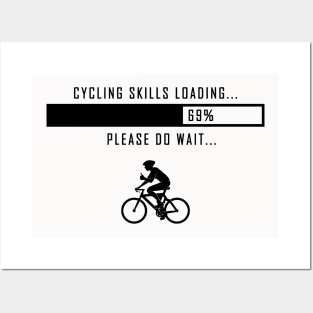 Cycling Skills Loading / cycling Posters and Art